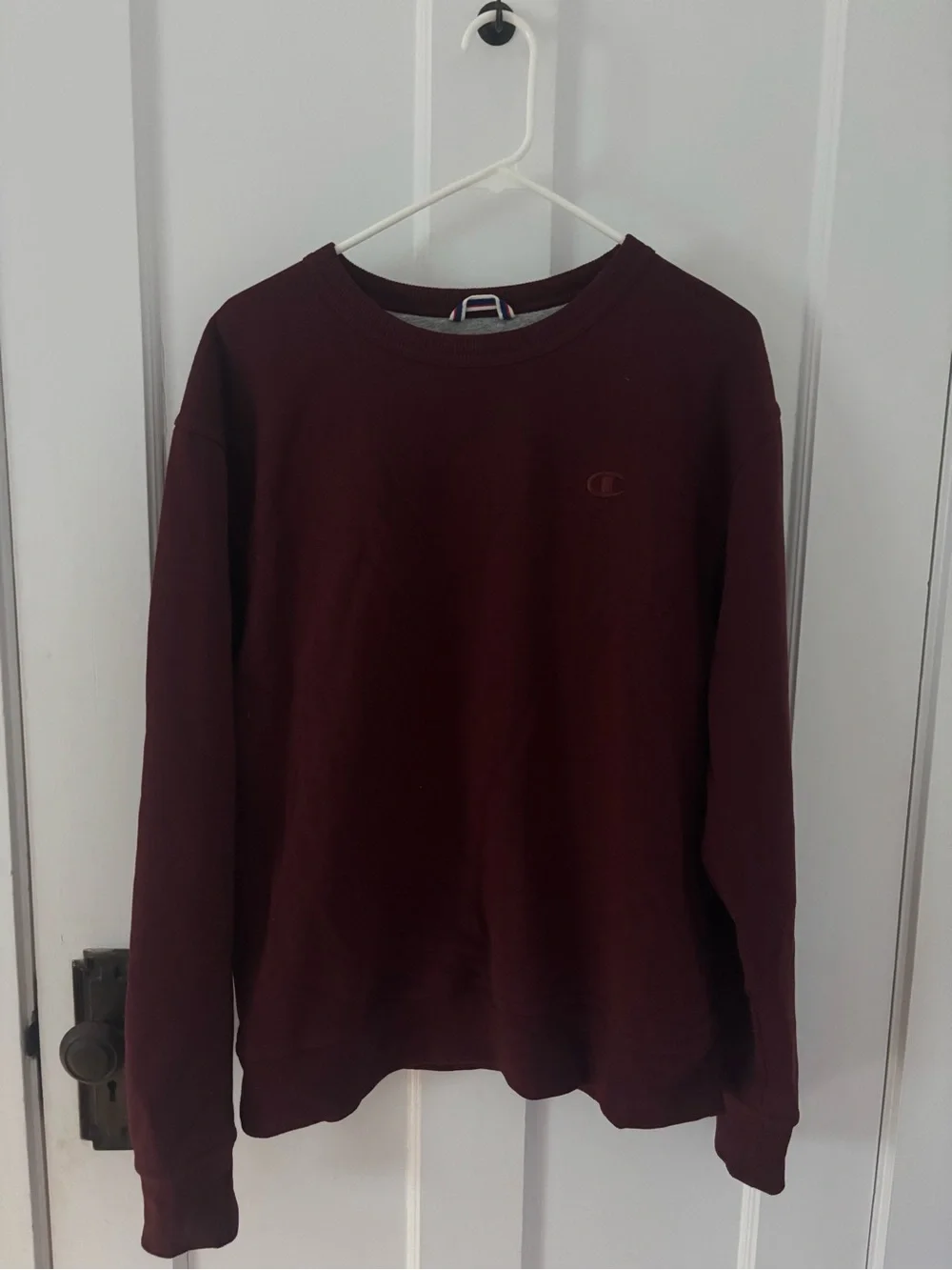 Champion Men's Crewneck Sweatshirt - Burgundy Wine
